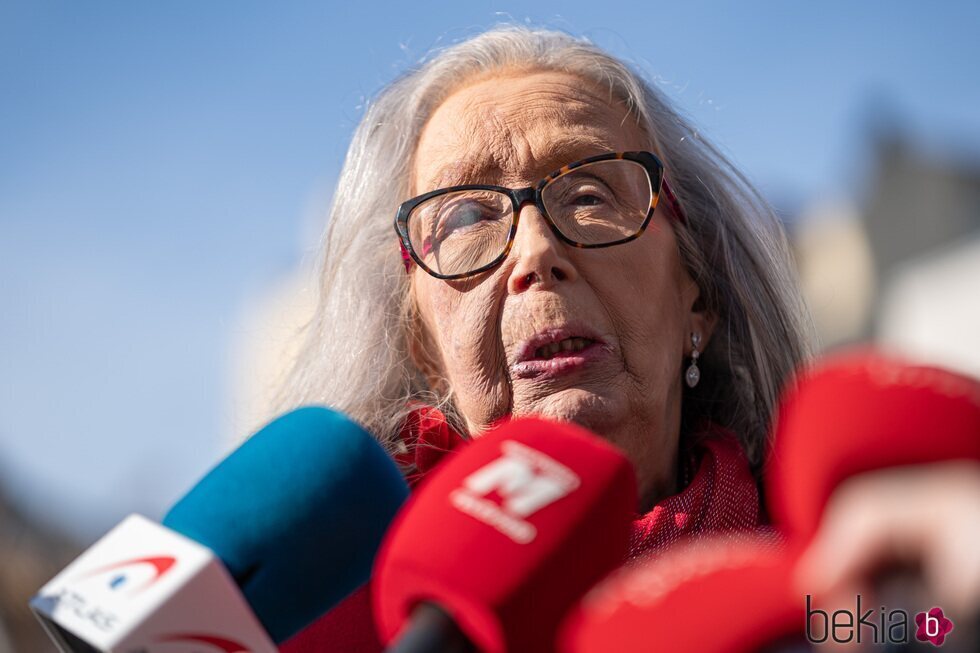 La madre de Itziar Castro en su capilla ardiente en Barcelona