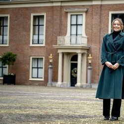 Ariane de Holanda en su posado navideño en el Palacio de Huis ten Bosch 