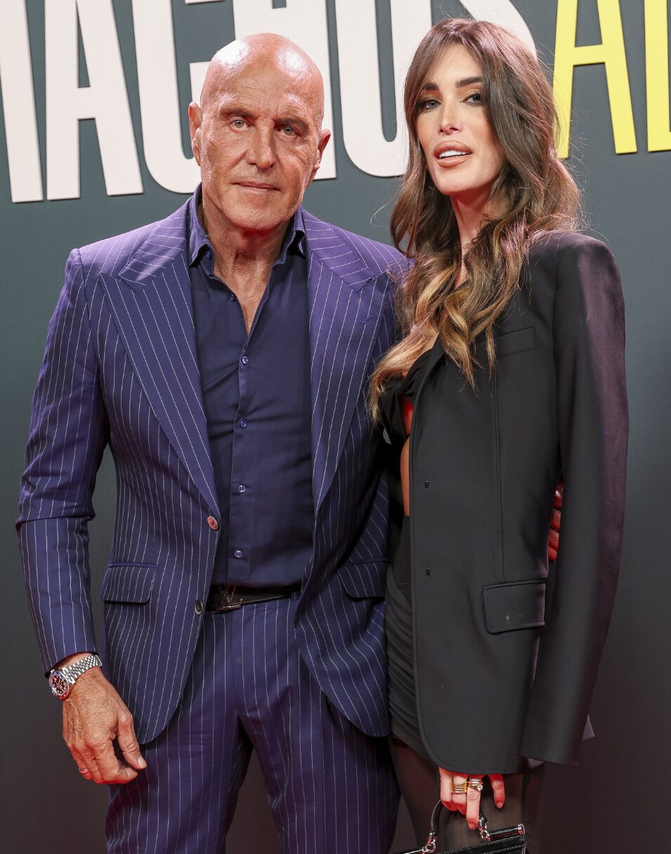 Kiko Matamoros y Marta López Álamo en la premiere de 'Machos Alfa 2'
