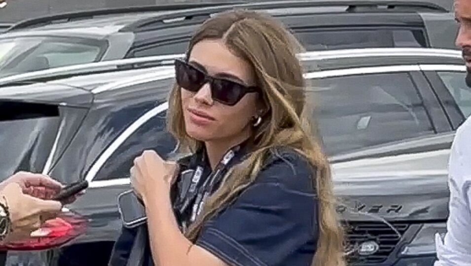 Clara Chía en el Gran Premio de España de Fórmula 1