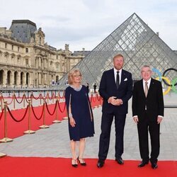Guillermo Alejandro de Holanda en la cena de gala en el Louvre con motivo de los JJOO 2024