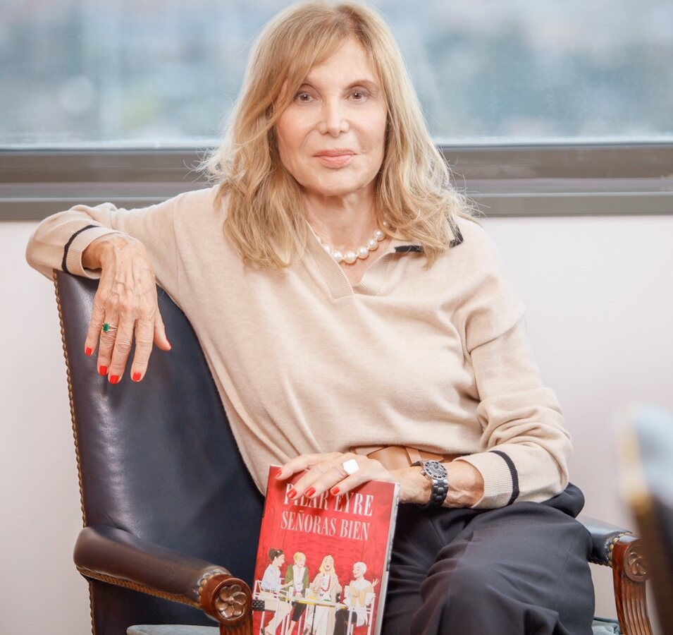 Pilar Eyre en la presentación de su libro 'Señoras bien'