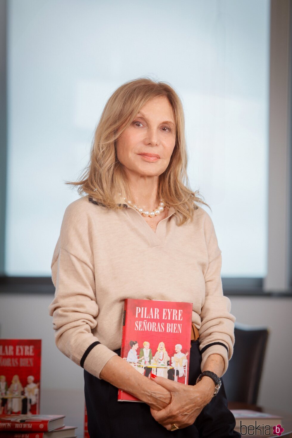 Pilar Eyre con su novela 'Señoras bien'
