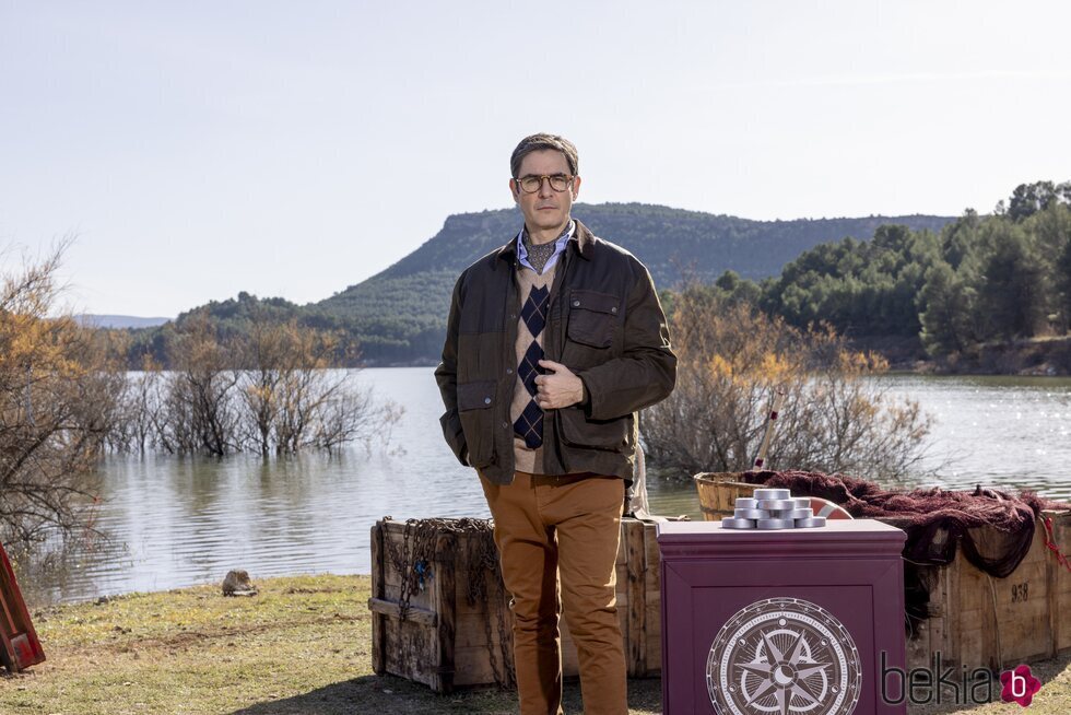 Juanra Bonet en una prueba de exteriores de 'Traitors España'