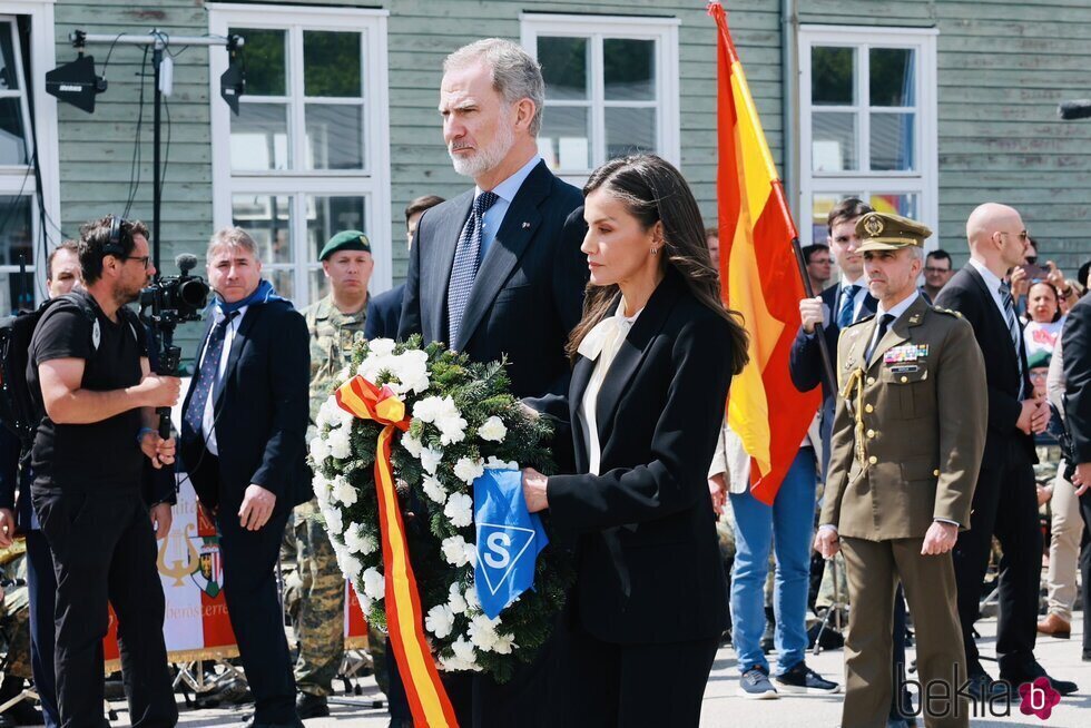 Los Reyes Felipe y Letizia en el homenaje por el 80 aniversario de la liberación de Mauthausen