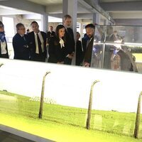 Los Reyes Felipe y Letizia en el museo del campo de concentración de Mauthausen