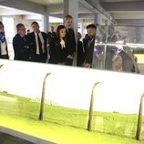 Los Reyes Felipe y Letizia en el museo del campo de concentración de Mauthausen