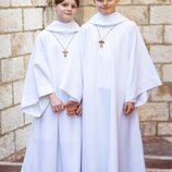 Jacques y Gabriella de Mónaco en su Primera Comunión
