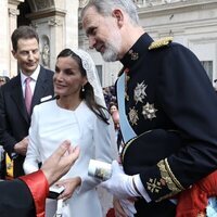 Los Reyes Felipe y Letizia en la misa de inicio del Pontificado del Papa León XIV en El Vaticano