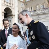 Los Reyes Felipe y Letizia en la misa de inicio del Pontificado del Papa León XIV en El Vaticano
