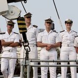La Princesa Leonor a su llegada a Nueva York en el Juan Sebastián de Elcano