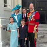 La Famiia Real Británica en el Trooping The colour 2025