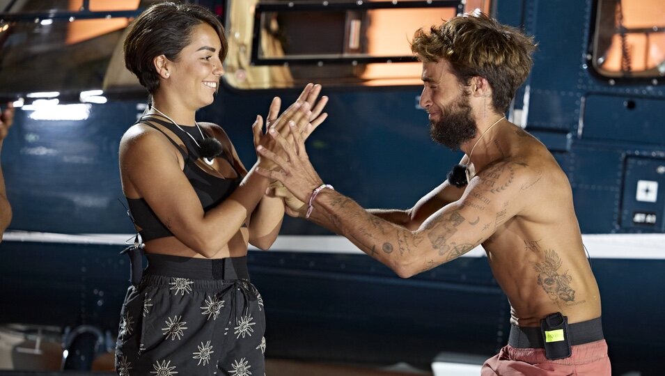 Anita y Montoya en la final de 'Supervivientes 2025'