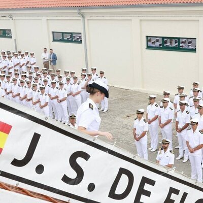 La Princesa Leonor en el Elcano