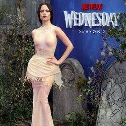Jenna Ortega en la alfombra roja de la Premier de 'Wednesday'