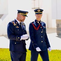 La Princesa Leonor con el uniforme en su llegada a la Academia General del Aire y del Espacio