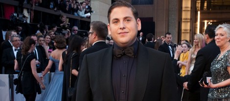 Jonah Hill en la alfombra roja de los Oscar 2012