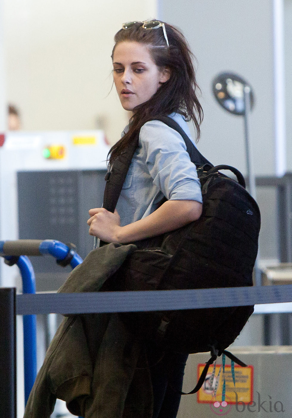 Kristen Stewart en el aeropuerto de Los Ángeles