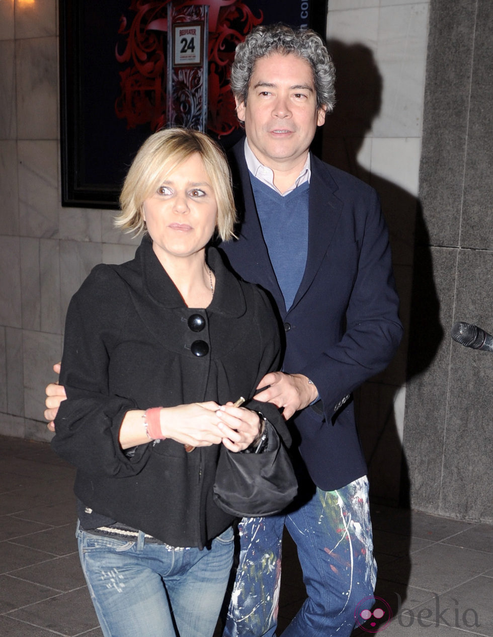 Eugenia Martínez de Irujo y Boris Izaguirre en una fiesta celebrada en Madrid