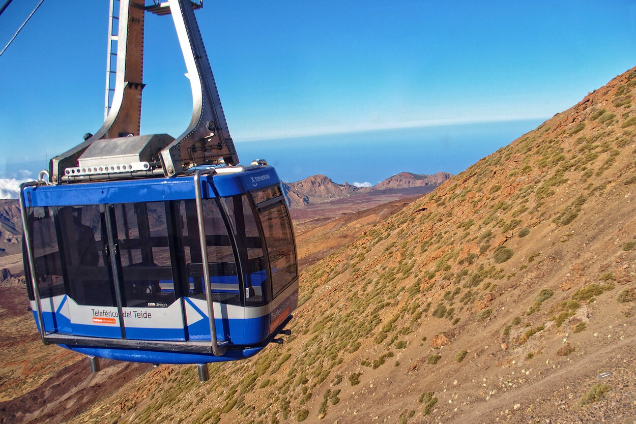 El teleférico de El Teide es otra forma de visitar la zona