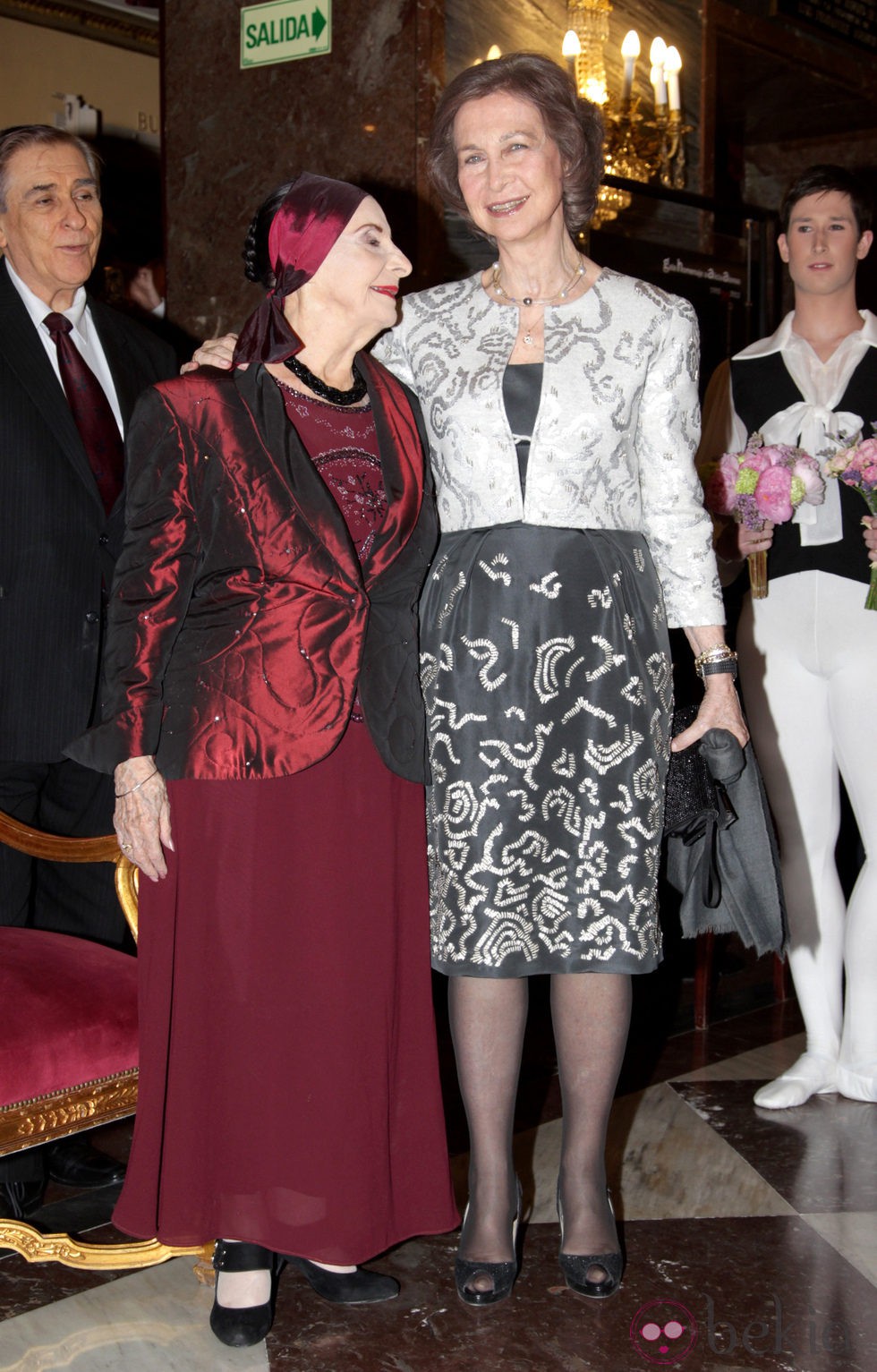 Alicia Alonso y la Reina Sofía 