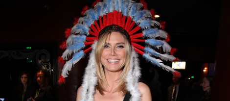 Heidi Klum en un acto solidario organizado por Unicef