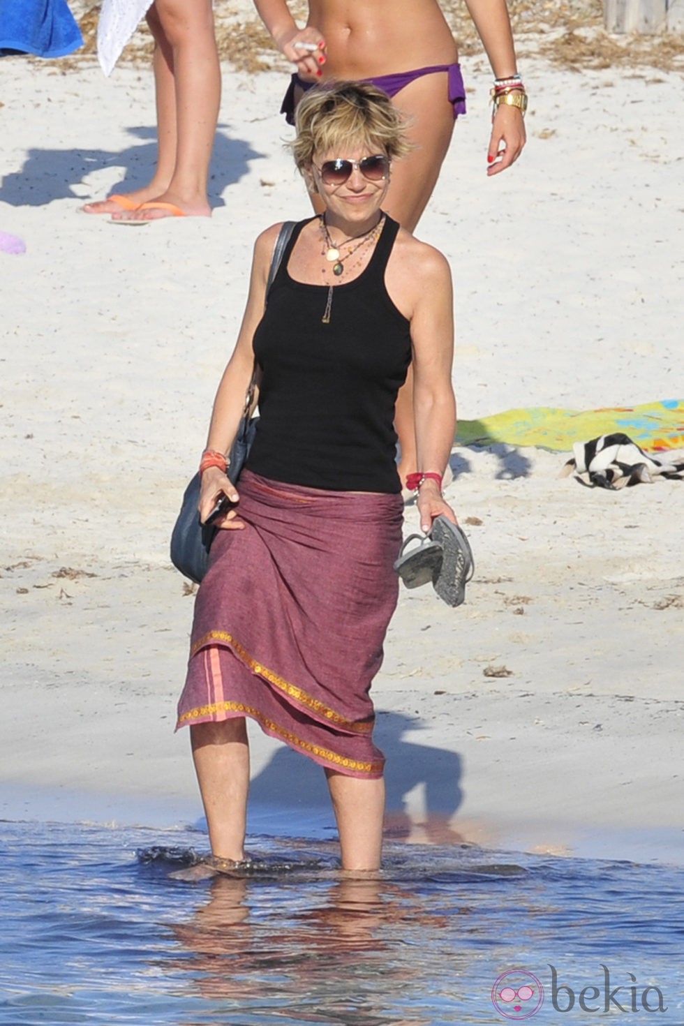 Eugenia Martínez de Irujo en Formentera
