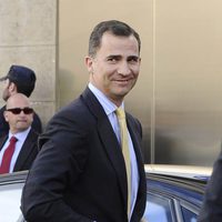 El Príncipe Felipe llega al Hospital San José de Madrid