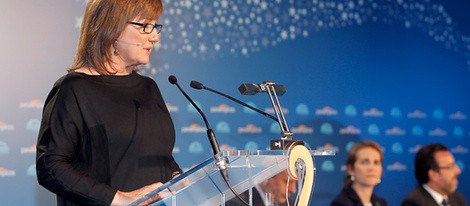 Olga Viza en la I edición de la 'Noche Paralímpica'