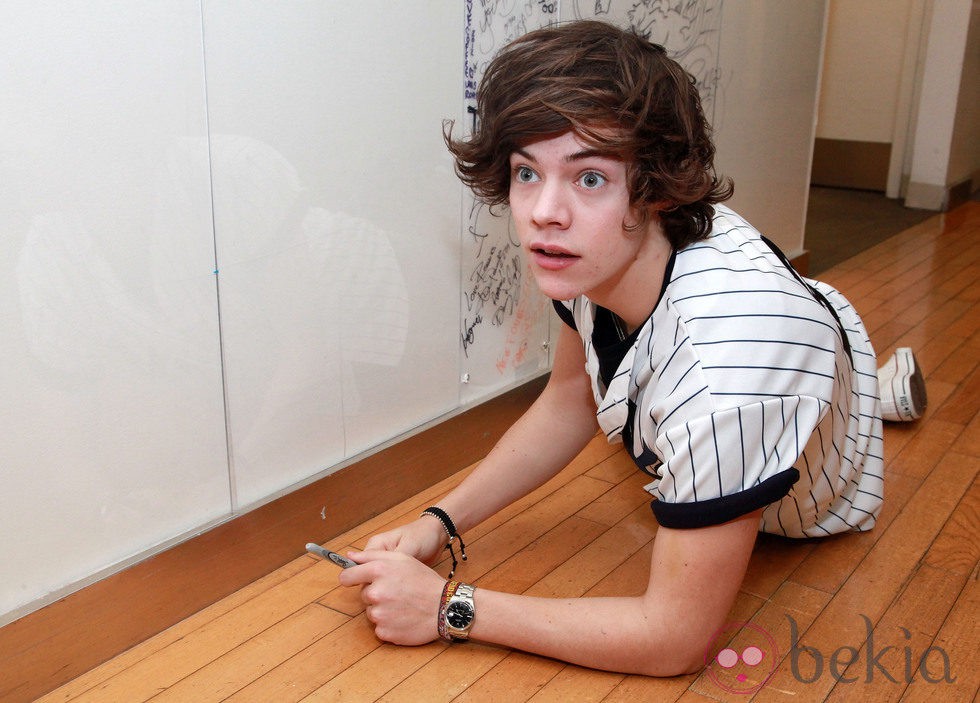 Harry Styles por los suelos