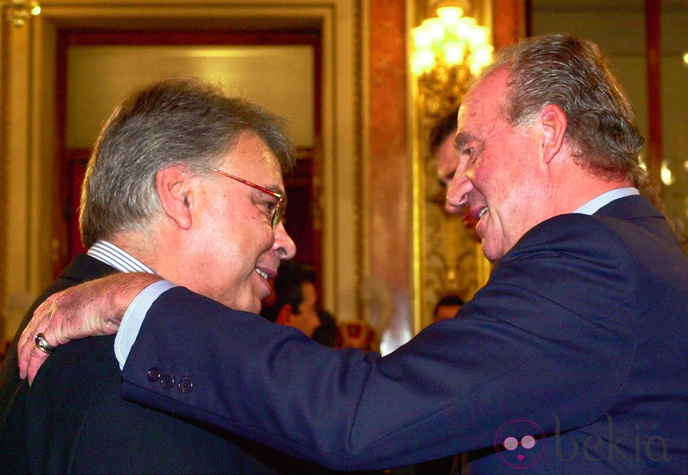 Felipe González y el Rey Don Juan Carlos