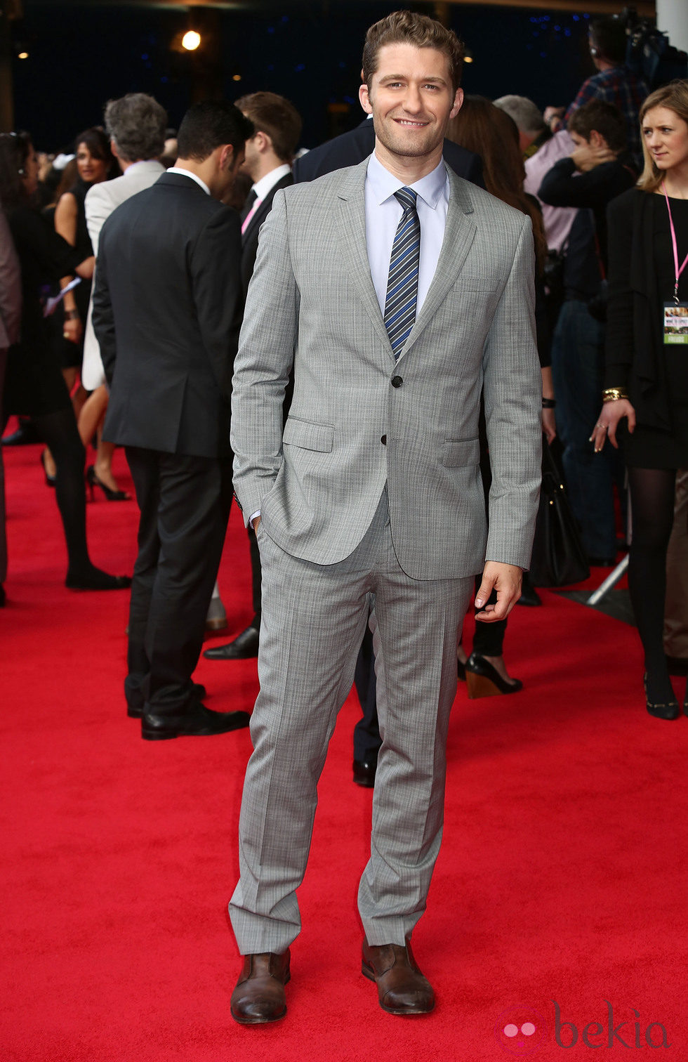 Matthew Morrison en el estreno de 'Qué esperar cuando estás esperando' en Londres