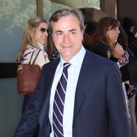 Carlos Sainz en la capilla ardiente de María Ángeles Sandoval, Pitina