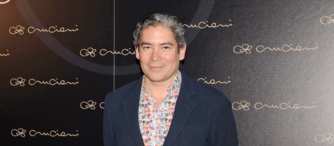 Boris Izaguirre en la inauguración de la tienda Cruciani en Madrid