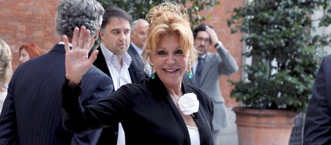Carmen Cervera en la inauguración de la exposición 'Hopper'