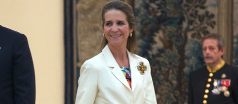 La Infanta Elena en la entrega de premios del Concurso de Pintura de Patrimonio Nacional
