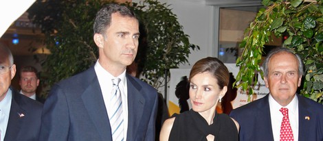 Los Príncipes Felipe y Letizia en el Foro España-Estados Unidos en Nueva Jersey