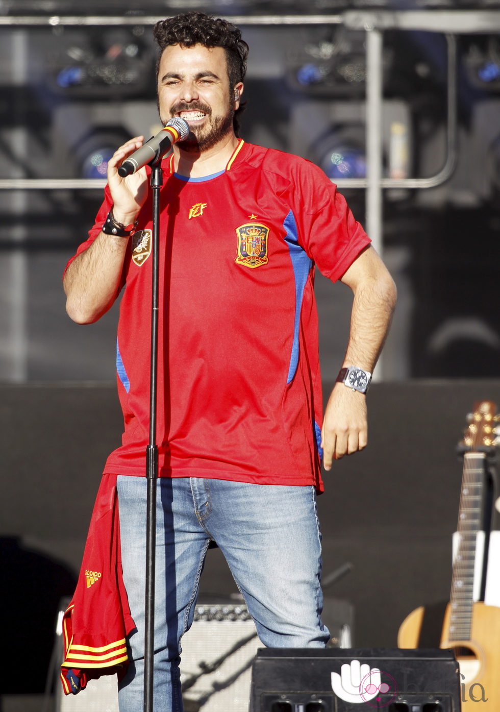 Huecco en el concierto celebrado por el triunfo de España en Cibeles