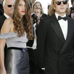 Andrea Casiraghi y Tatiana Santo Domingo en Cannes