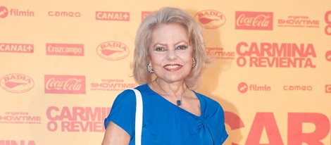 Mayra Gómez Kemp en el estreno de 'Carmina o revienta'