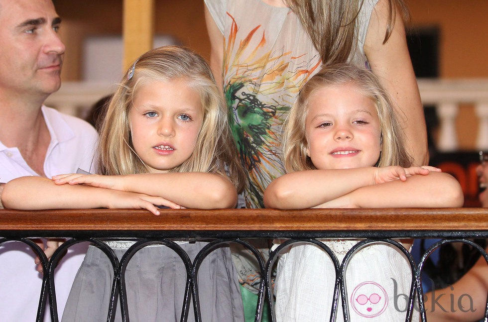 Las Infantas Leonor y Sofía en Sóller