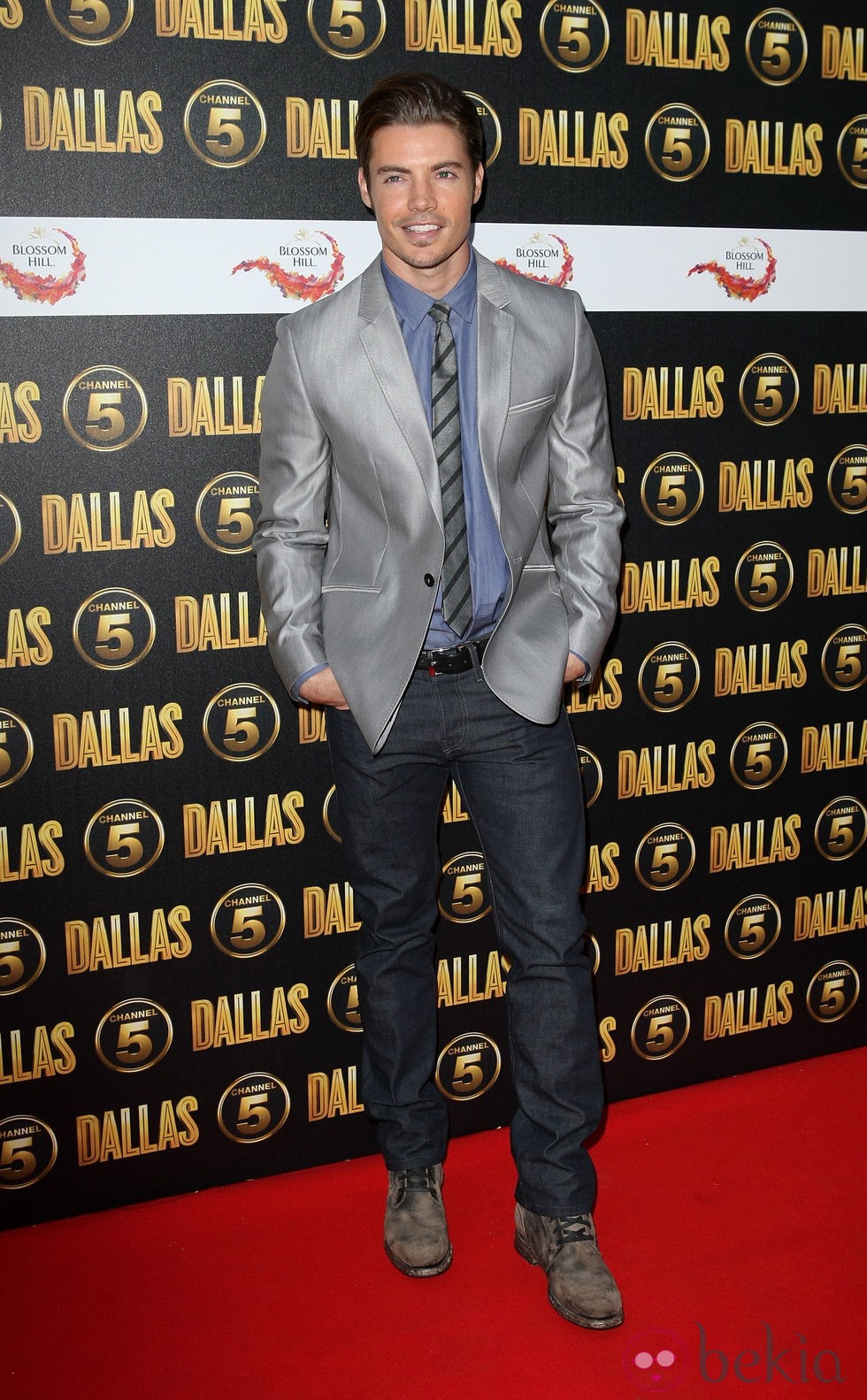 Josh Henderson en la promoción de 'Dallas' en Londres