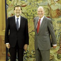 Mariano Rajoy y el Rey Don Juan Carlos se reúnen en Zarzuela
