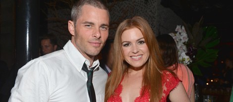 James Marsden e Isla Fisher en el estreno de 'Bachelorette' en Los Angeles
