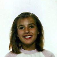 Letizia Ortiz de pequeña