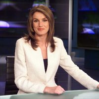 Letizia Ortiz en su etapa como presentadora del Telediario