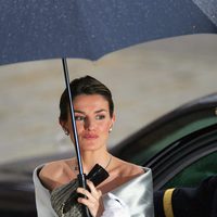 Letizia Ortiz en la recepción celebrada un día antes de su boda en 2004