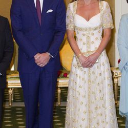Los Duques de Cambridge en una cena de gala en Kuala Lumpur