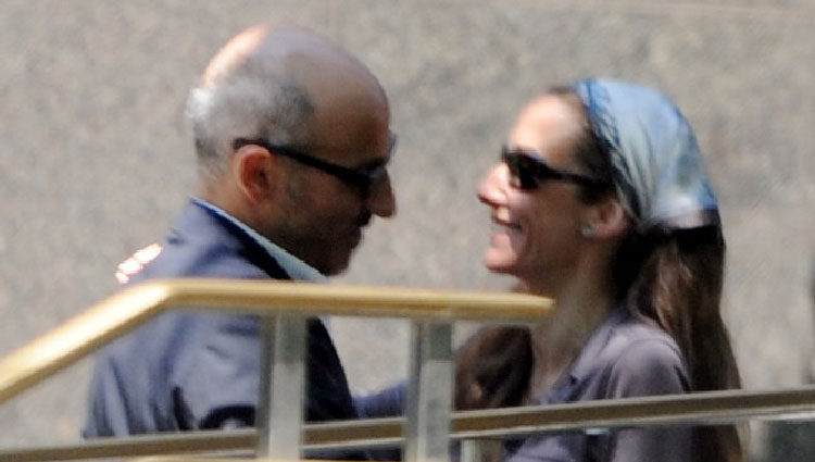 Telma Ortiz y Jaime del Burgo, muy cariñosos en Nueva York