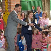 Los Príncipes de Asturias en la inauguración del Curso Escolar 2012/2013 en Fuensalida